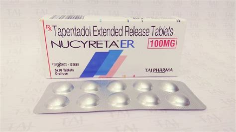 Tapentadol Extended Release Tablets 100 Mg Nucyreta 100 Mg Type Prescription Drug Inr