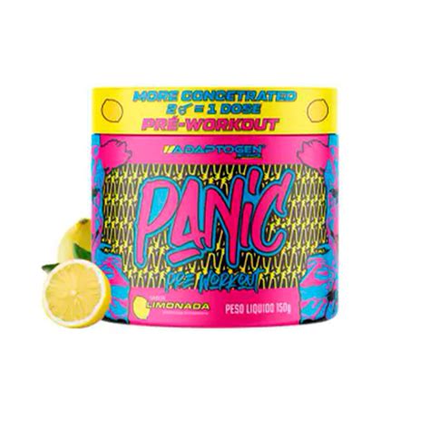 Pré Treino Panic Pre Workout Limonada 150G Adaptogen Science