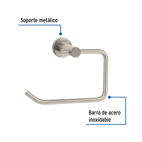 Ela N Truper Portarrollo Met Lico Acabado Sat N Foset Element