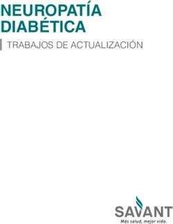 Neuropatía Diabética trabajos de actualización Siicsalud