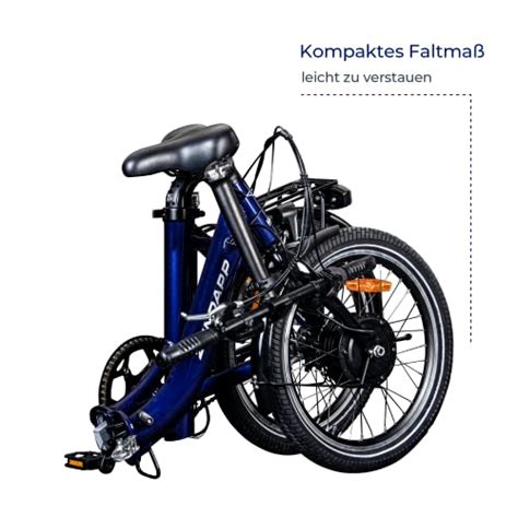 Z Ndapp Zxt E Bike Zoll Faltrad Damen Herren Klapprad Ebike