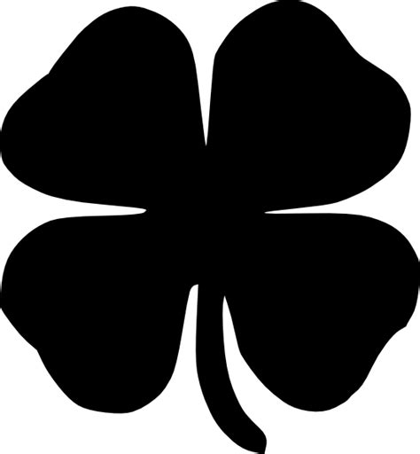 Four-leaf clover Silhouette Shamrock Clip art - clover png download - 600*511 - Free Transparent ...