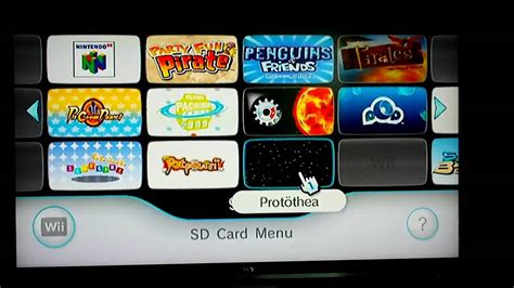 Modded Wii Sd Card Menu Youtube