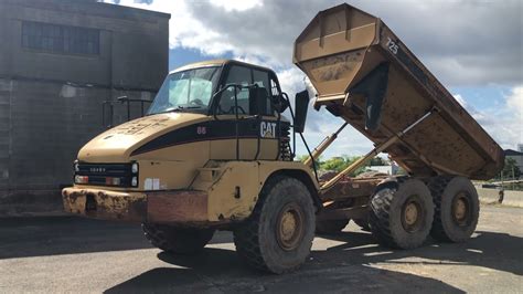 CAT 725 Articulating Haul Truck 127 YouTube