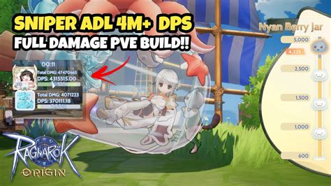 Sniper Adl Build M Dps Low Spender Full Damage Pve Ragnarok Origin