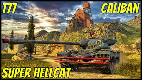 T Caliban Hugo Super Hellcat Wot Blitz Youtube