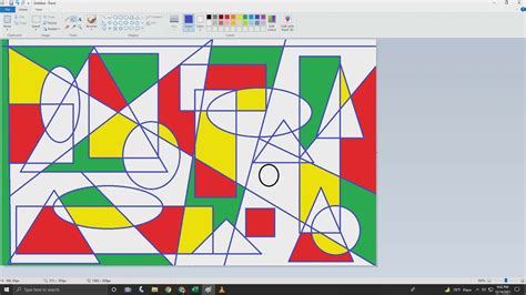 Abstract Using Ms Paint Youtube