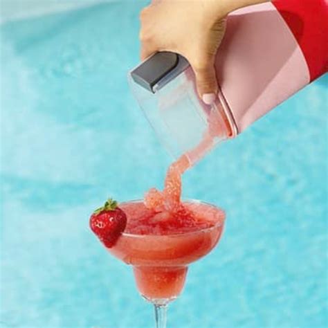 Easily make all types of slushy drinks on the go with this gadget