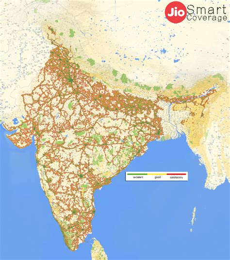 Made a Jio Network Coverage Map for people not able to access the ...