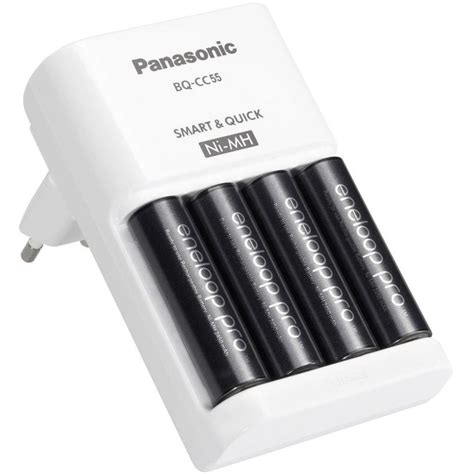 Panasonic Eneloop Lader Bq Cc55 4x Aa 2500mah Kamera Express