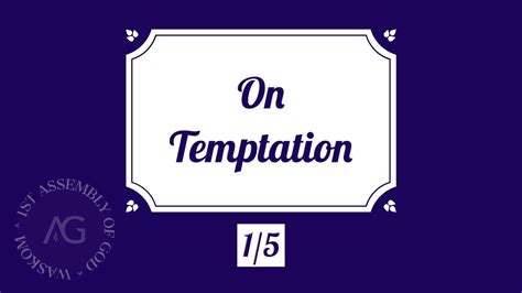 On Temptation Part 1 The Temptation Of Christ Youtube