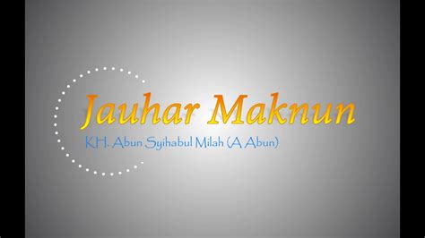 Jauhar Maknun YouTube