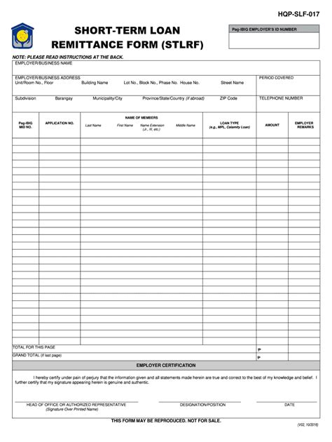 Pag Ibig Loan Payment Excel At 2016 2025 Form Fill Out And Sign