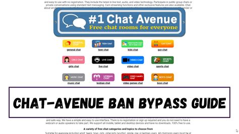 How To Bypass A Ban On Chat Avenue Working