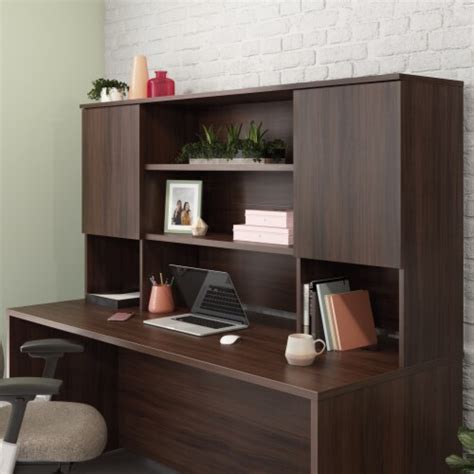 Sauder Affirm Commercial Desktop Hutch In Noble Elm Kroger