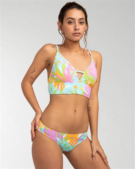 Dreamland Rev Tropic Bas de bikini réversible pour Femme Billabong