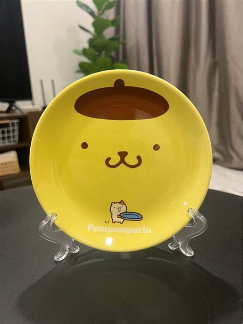 Sanrio Pompompurin Atari Kuji Ceramic Plate Furniture Home