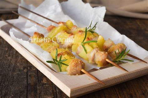 Arrosticini Di Pollo E Patate Ricetta Sfiziosa Veloce