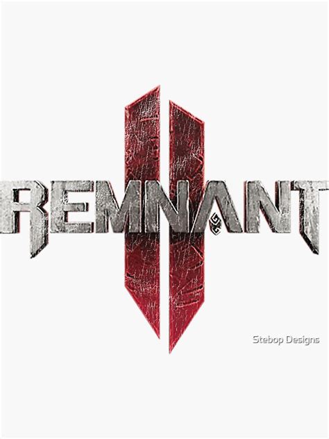 "Remnant 2 Distressed Logo" Sticker for Sale by Stebop Designs | Redbubble