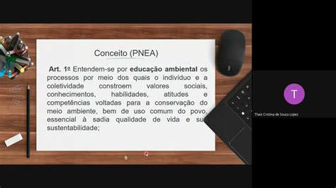 Pnea Política Nacional De Educação Ambiental Youtube