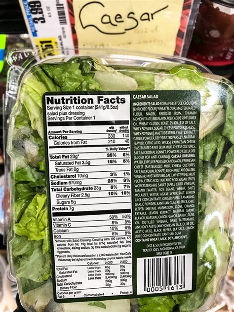 Caesar Salad 4 Best Trader Joe S Salads 2019 Popsugar Fitness Photo 25