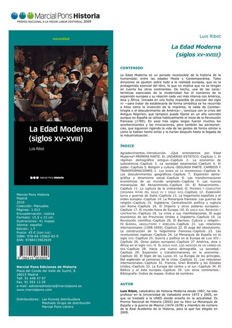 La Edad Moderna Siglos Xv