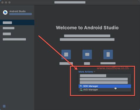 Android Studio วธเปด SDK Manager และ AVD Manager จากสวนตางๆ ของ