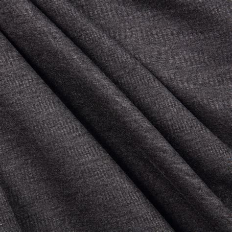 Viscose Ponte Roma Dark Grey Bloomsbury Square Dressmaking Fabric