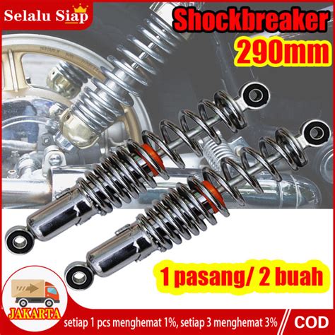 1 Pasang 2 Buah Rear Shockbreaker 310mm Shock Belakang Motor Untuk