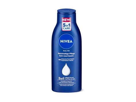 Nivea Lait Pour Le Corps Huile D Amande Vitamine E Migros