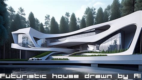 Futuristic House Drawn By Ai Youtube