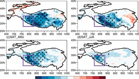 Regression Maps Of The Surface Air Temperature Sat Anomalies