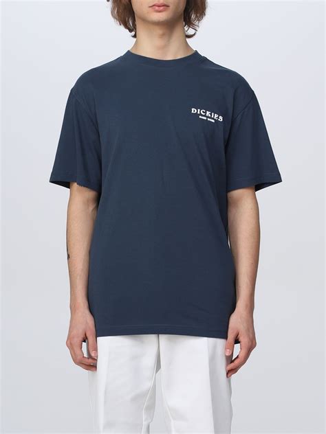 Dickies T Shirt For Man Blue Dickies T Shirt Dk0a4y8v Online On