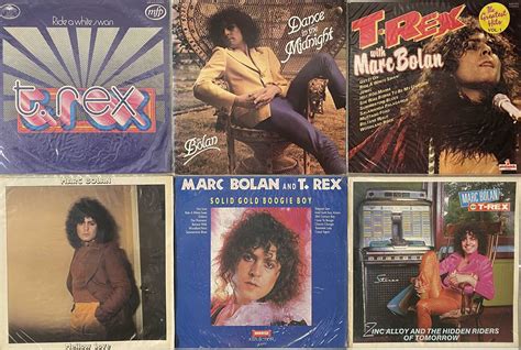 Lot 48 T Rex Marc Bolan Lp 7 Collection