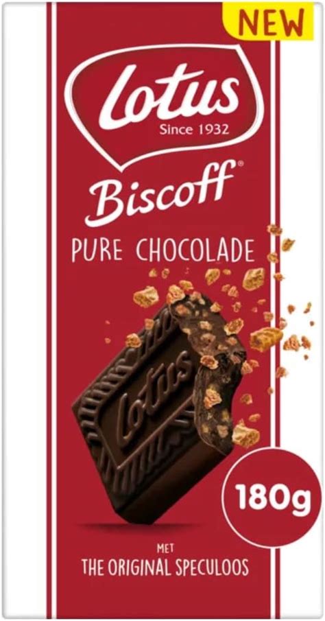 Lotus Biscoff Dark Chocolate Bar With Biscoff Crumbs G Amazon Co