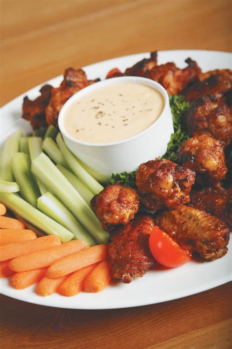 Chicken Wing Platter Prepared Food Photos Inc