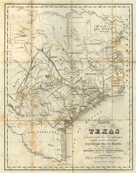 Texas Historical Maps Perry Castañeda Map Collection Ut Library Texas Map 1800 Printable