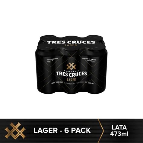 Cerveza Tres Cruces Cl Sica Pack Lata Ml Social Drinks