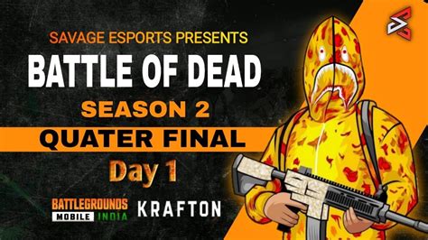 Bod Battle Of Dead Quaterfinal Day Prize Pool K Youtube