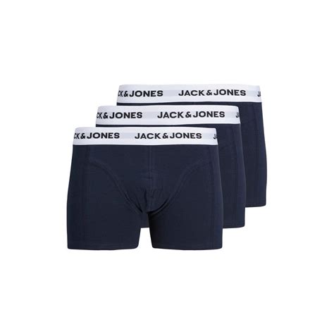 Jack Jones Boxershorts 3 Pack Navy Bigmensfashion Grote Maten