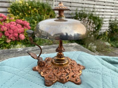 Cloche De R Ception Ancienne Cloche D H Tel Bronze Cuivre Catawiki