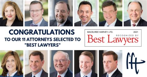 11 MacElree Harvey Attorneys Named to The Best Lawyers in America© 2021 ...