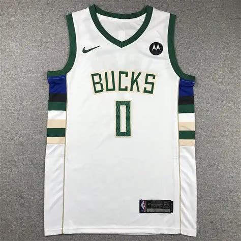 2023 Milwaukee Bucks Damian Lillard #0 Green Embroidery Jersey - Soccer ...