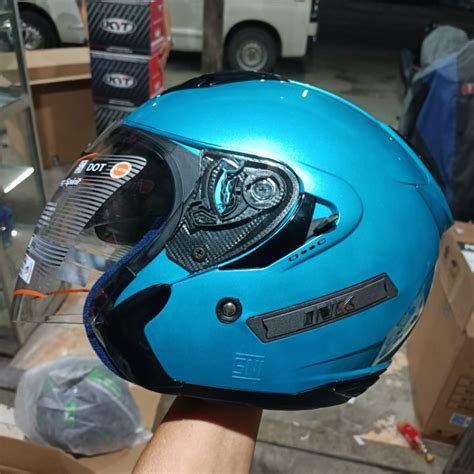 Jual Helm Ink Metro Solid Double Visor Shopee Indonesia