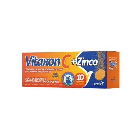 Vitaxon C Zinco Comprimidos Efervescentes Super Farm Cia E