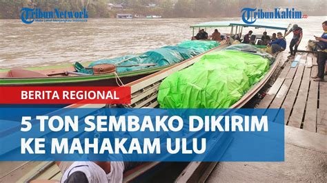 5 Ton Sembako Dikirim Ke Mahulu Polres Kawal Pendistribusian Ke Long