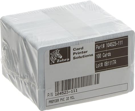 Zebra Plastic Sheets Premier Pvc Ml Pack Of