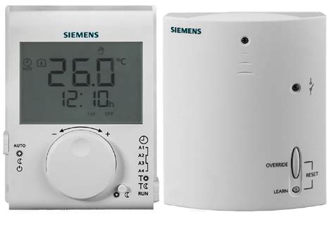 Siemens RDJ100RF SET Digital Programmable Room Thermostat Inc Receiver