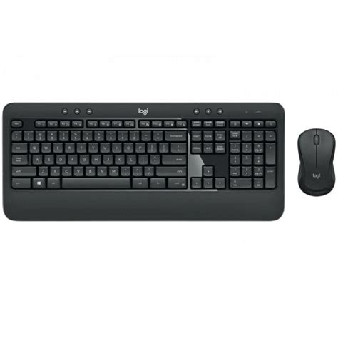 Combo Teclado E Mouse Sem Fio Logitech Mk Conexao Usb Pilha