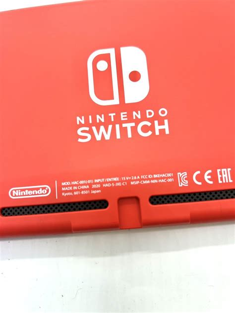 Yahooオークション 限定品 Nintendo Switch 本体 マリオレッド ニン